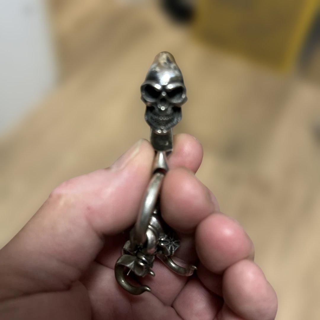 L.S.Dラウドスタイルデザイン×デブブリードスカルキーリングカラビナフック