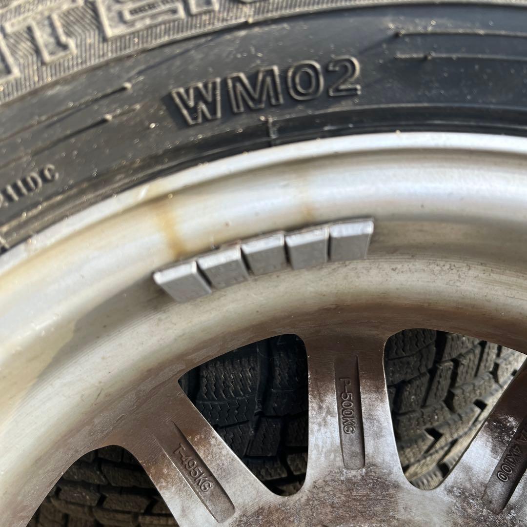 送料込.25年 WINTERMAX WT02 155/65R13 ホイールセット