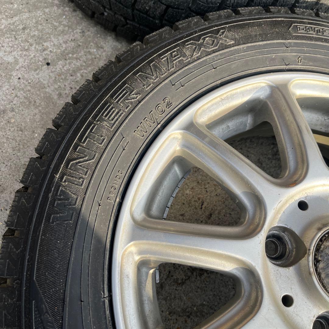 送料込.25年 WINTERMAX WT02 155/65R13 ホイールセット