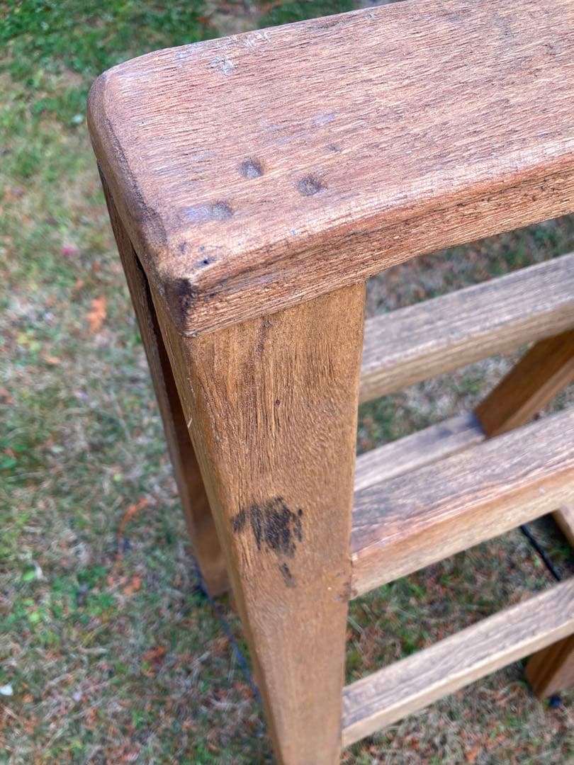 組み立て式　ビンテージ　折りたたみテーブル　アンティーク調