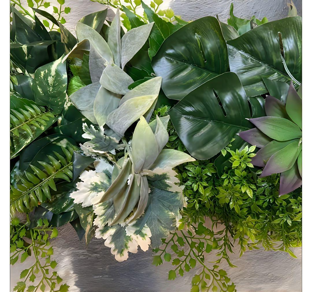 光触媒　人工観葉植物　ウォールグリーン　フェイクグリーン　壁掛け　851591