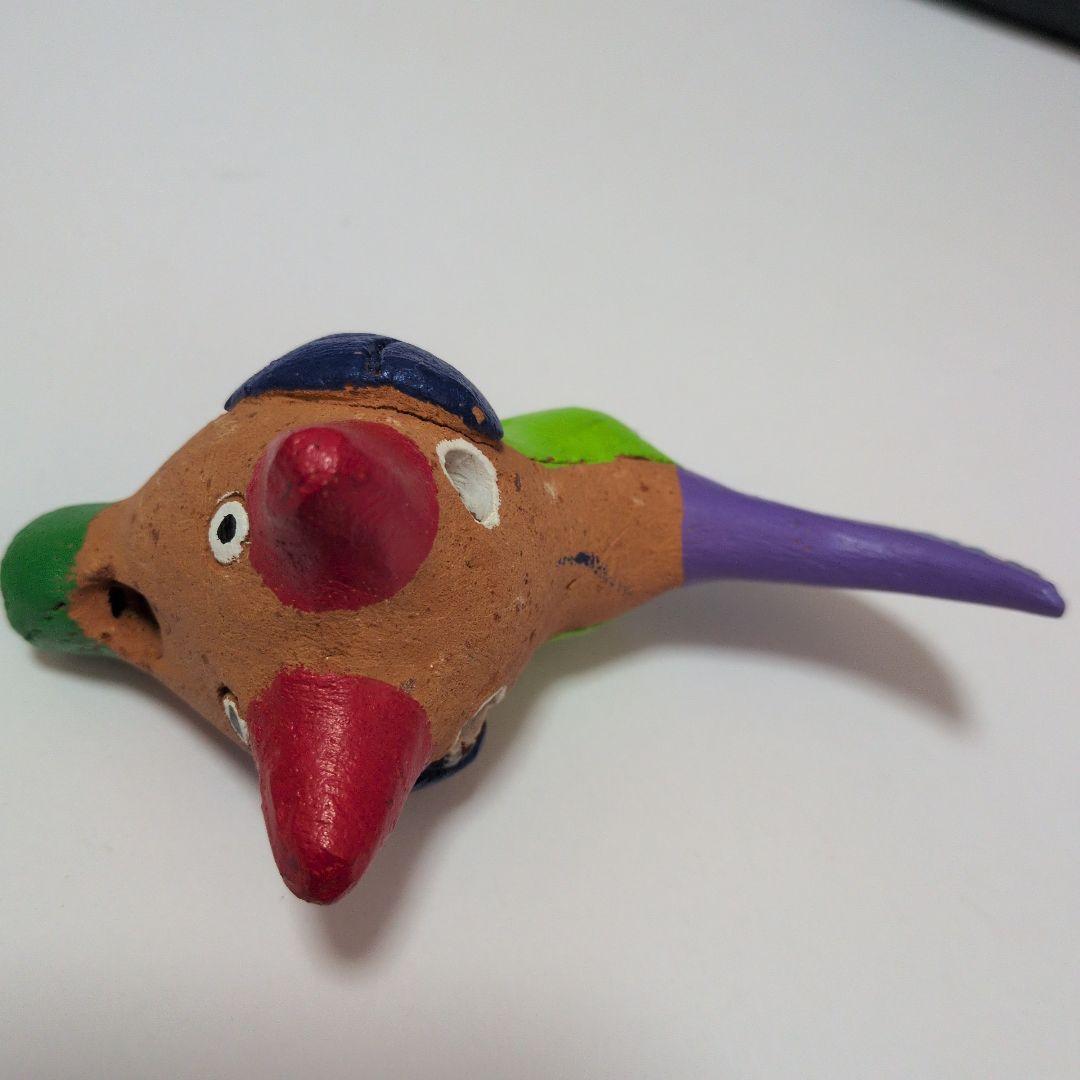 カラフル トゥカン 陶器製 郷土玩具　コスタリカ　笛？