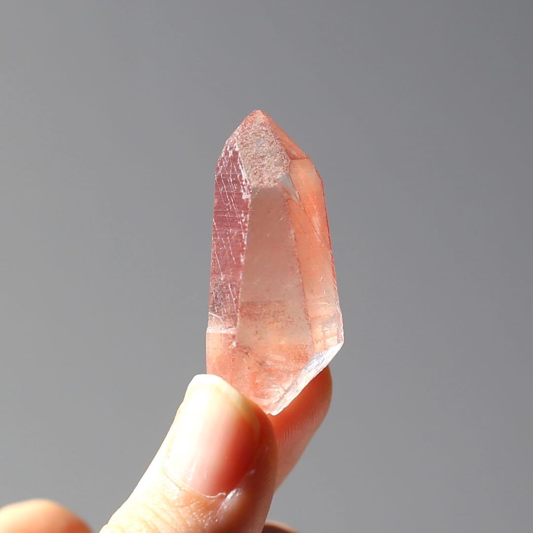 ディープピンクレムリアンシード 天然石 水晶 鉱物 一点物 クォーツ クリスタル