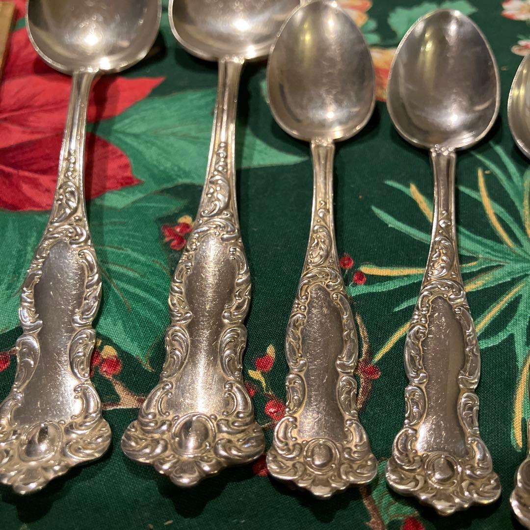 銀メッキスプーンセット 8本-おまけ付き