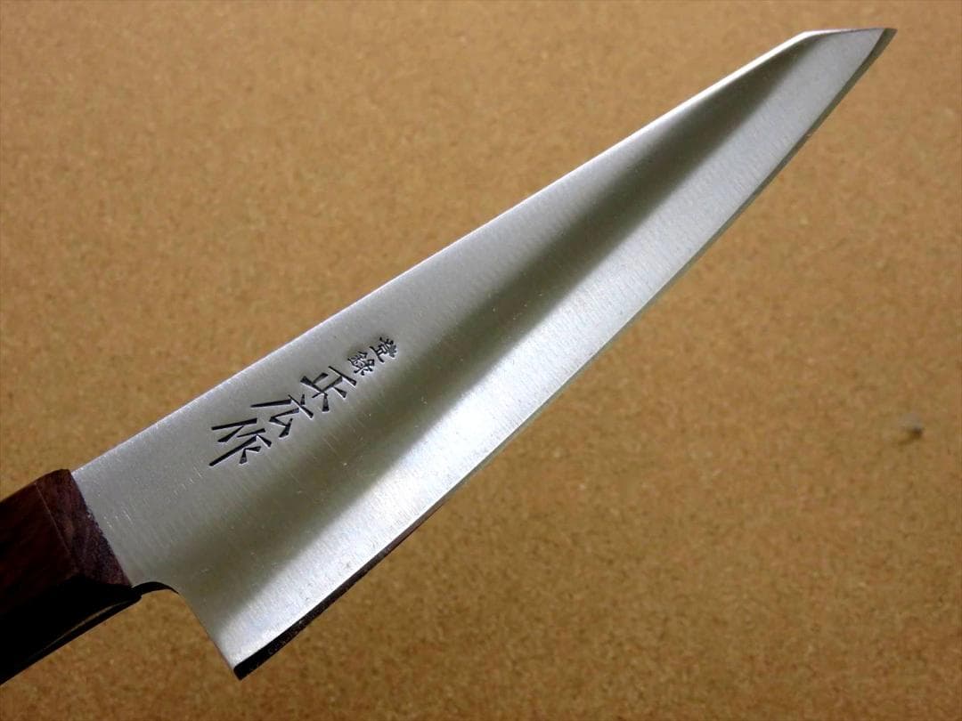 関の刃物 ガラスキ包丁 180mm 正広 ハガネ 骨スキ 関節を切断 片刃 右利