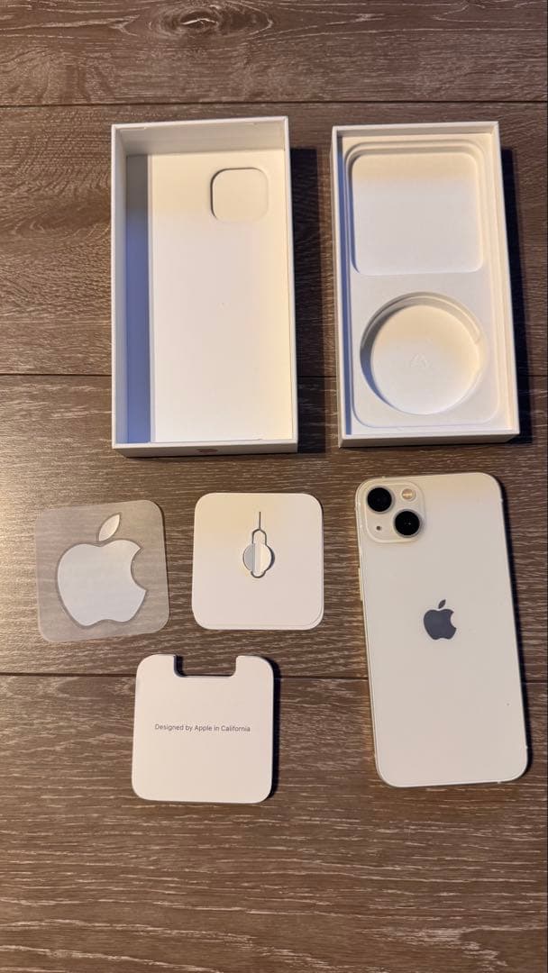 iPhone 13 128GB スターライト SIMフリー 美品 箱付 高残量