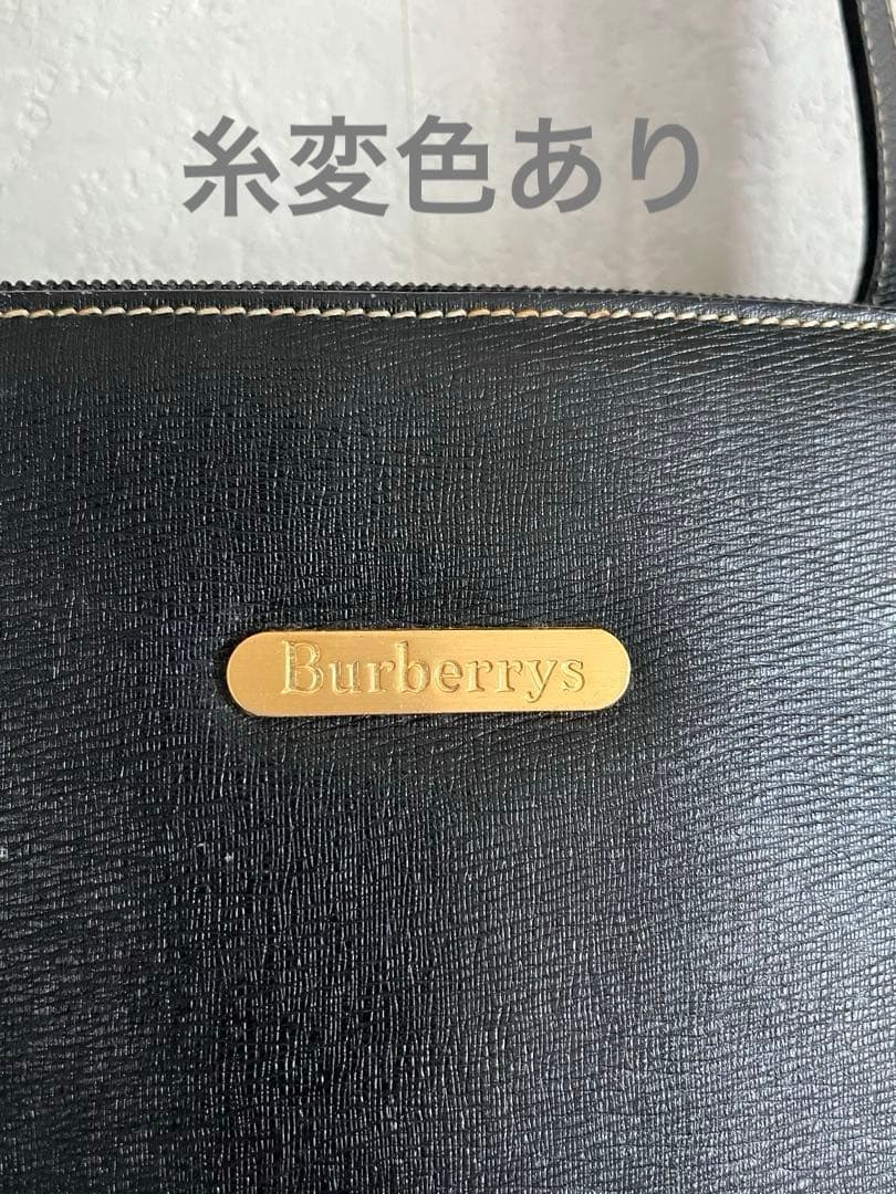 Burberry バーバリー　アンティーク　ブラック トートバッグ