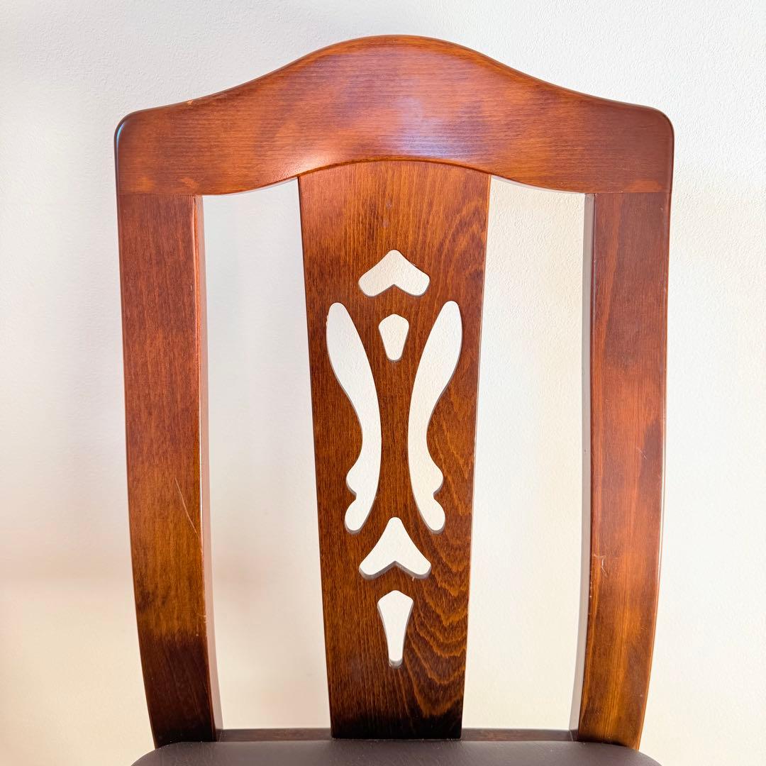 ② カリモク　ダイニングチェア　木製　karimoku 椅子　イス　コロニアル