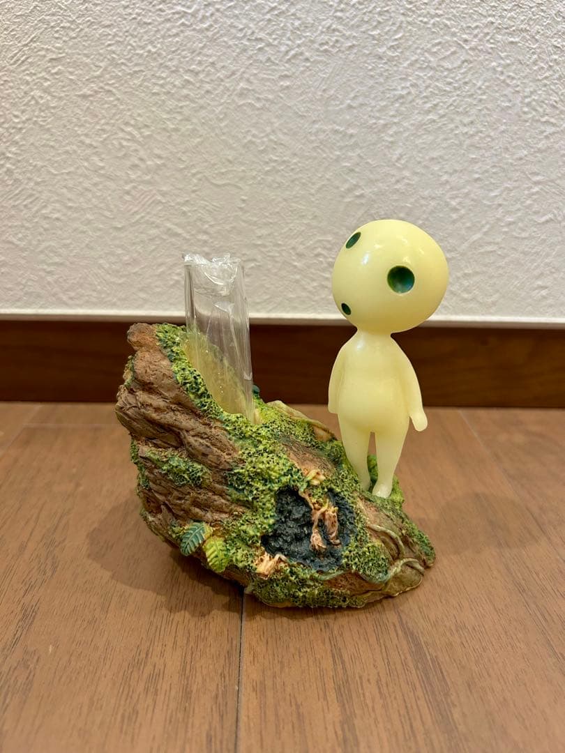新品箱あり もののけ姫 コダマ 一輪挿し ジブリ