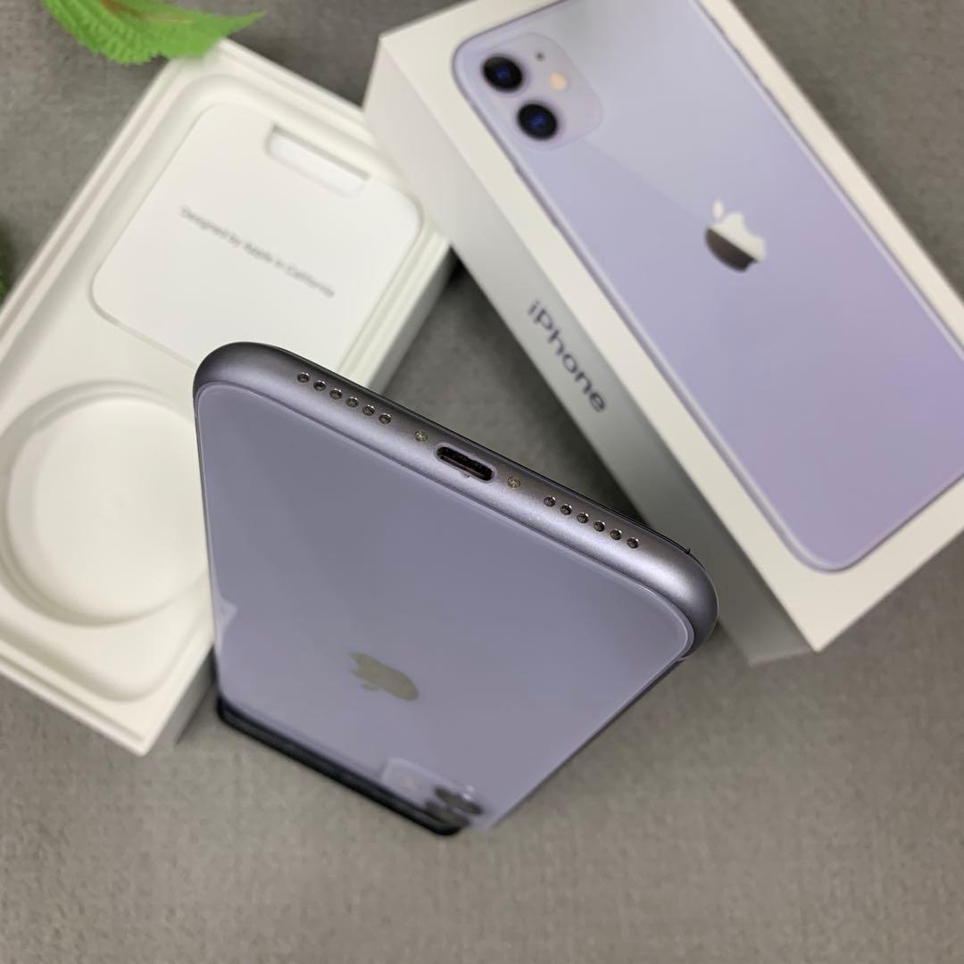 iPhone 11 64GB パープル 国内版SIMフリー送料無料
