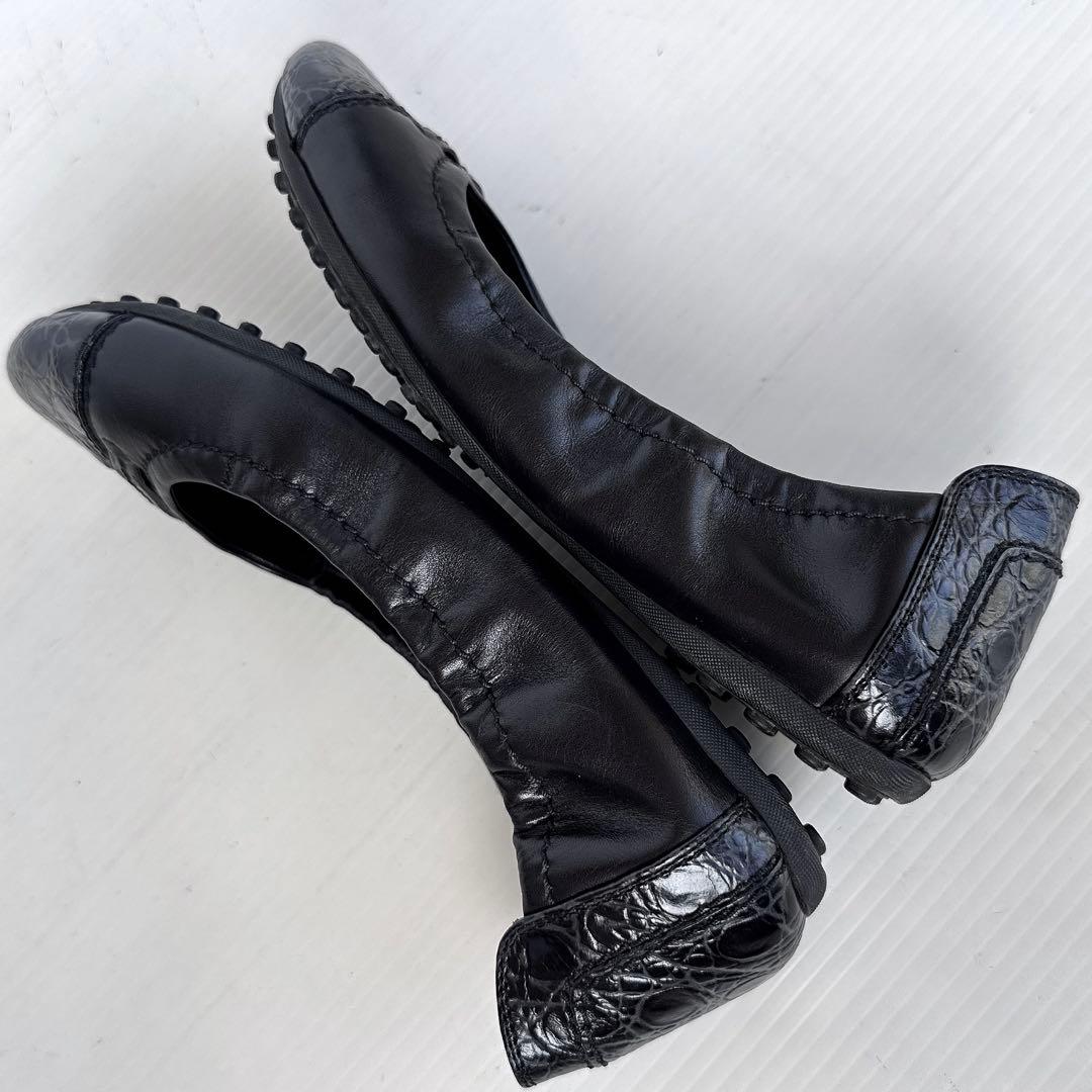 ルイヴィトン　フラットシューズ　バレリーナ　パンプス　ミュール　サンダル　美品