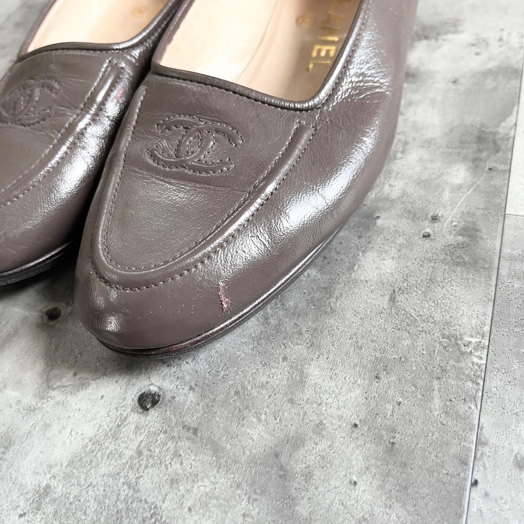 【konomi】最終価格！CHANELシャネルパンプス　ビンテージフラット