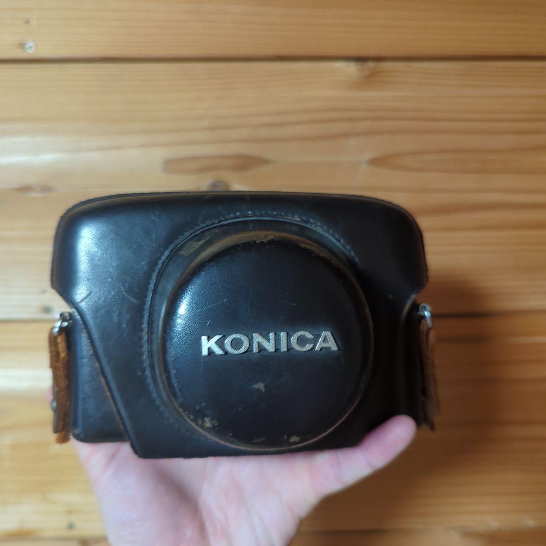 KONICA フィルムカメラ カバー付き