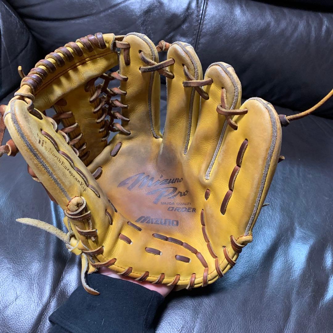 ミズノプロ　オーダー　今宮モデル　硬式内野手用グローブ　ノースヨーロピアンキップ