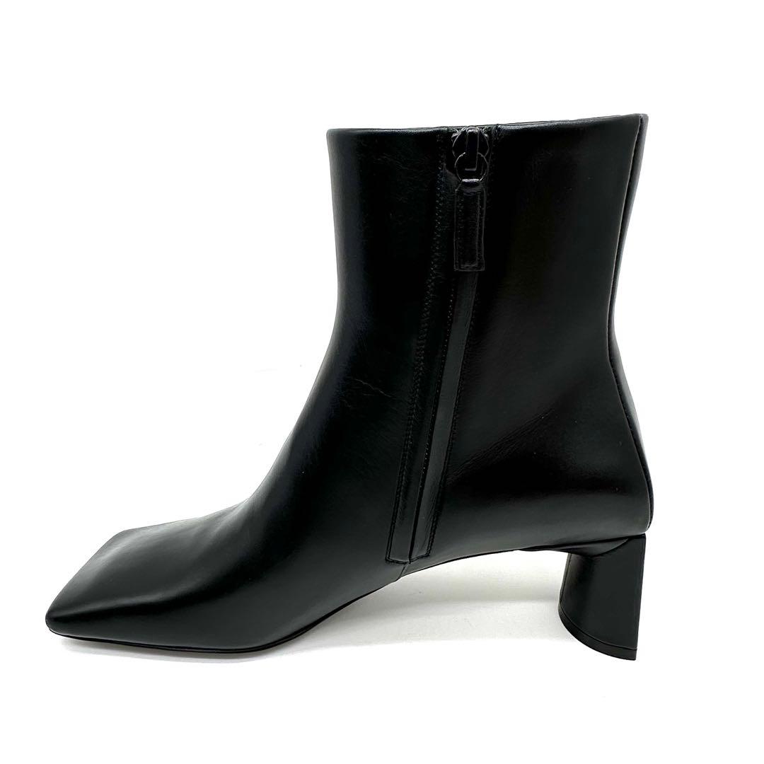 〈新品〉BALENCIAGA【22】スクエアトゥ サイドジップ ショートブーツ