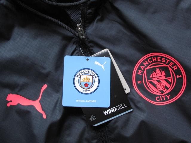 ウェア Puma Manchester City Windbreaker S