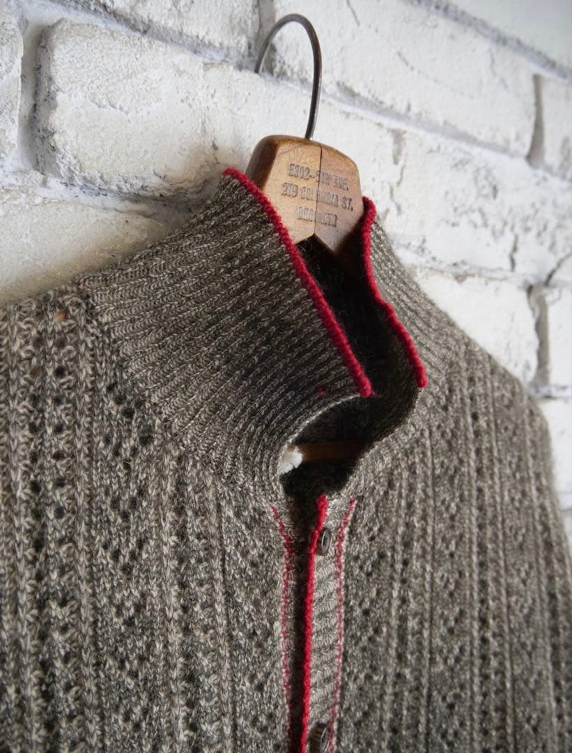 新品未使用MAATEE & SONS モヘアカシミヤ透かし編みニット3