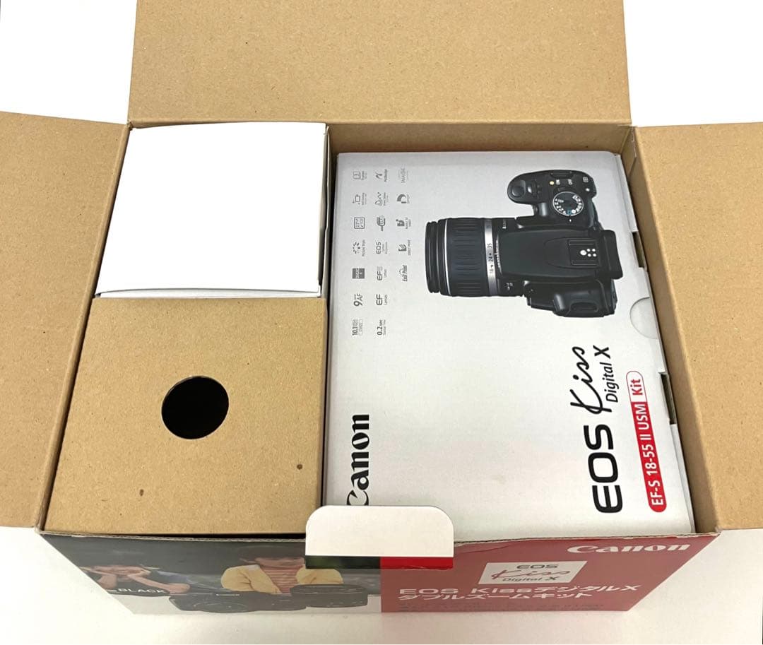 動作保証 送料無料 Canon EOS Kiss デジタルX ダブルズームキット