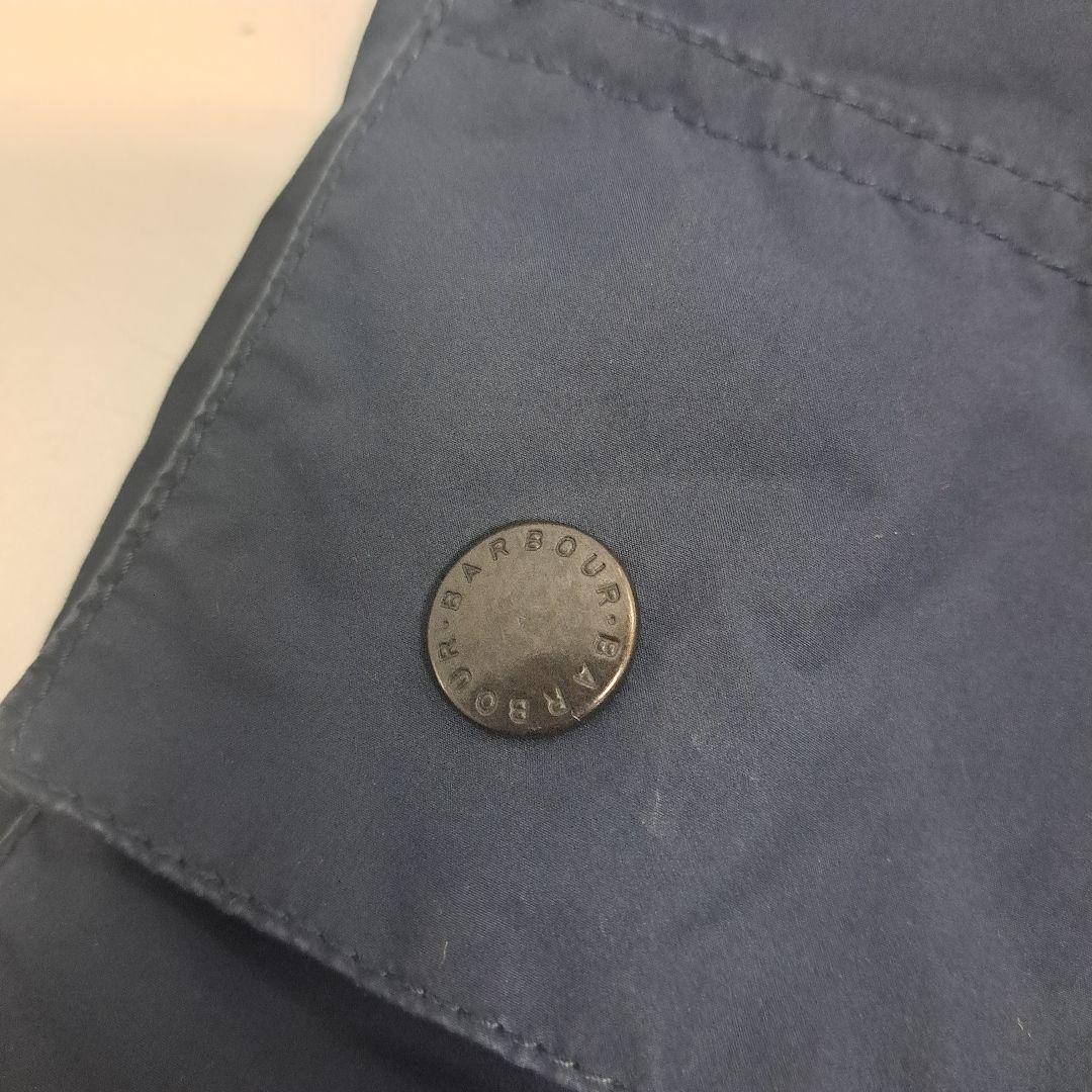 Barbour バブアーコート ジャケット ネイビー M ダブルジップ 4ポケ