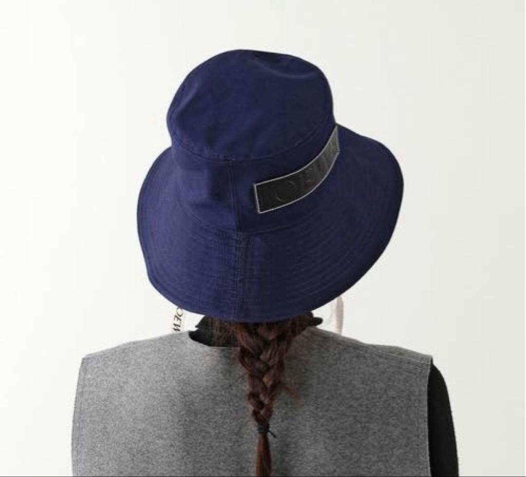 ロエベ　LOEWE ハット　バケットハット　ネイビー　サイズ57