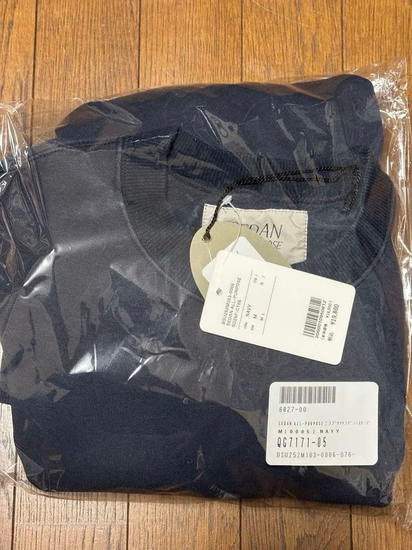 セダンオールパーパス　スプリットラグランスリーブ スウェットプルオーバー MEN