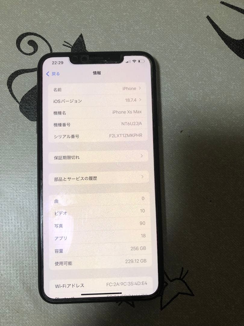 美品Apple iPhone Xs Max 256GB