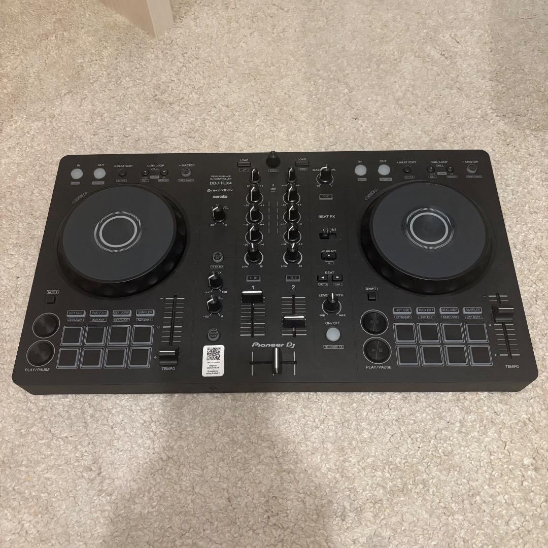 Pioneer DJ DDJ-FLX4 コントローラ ＰＣスタンド ヘッドホン