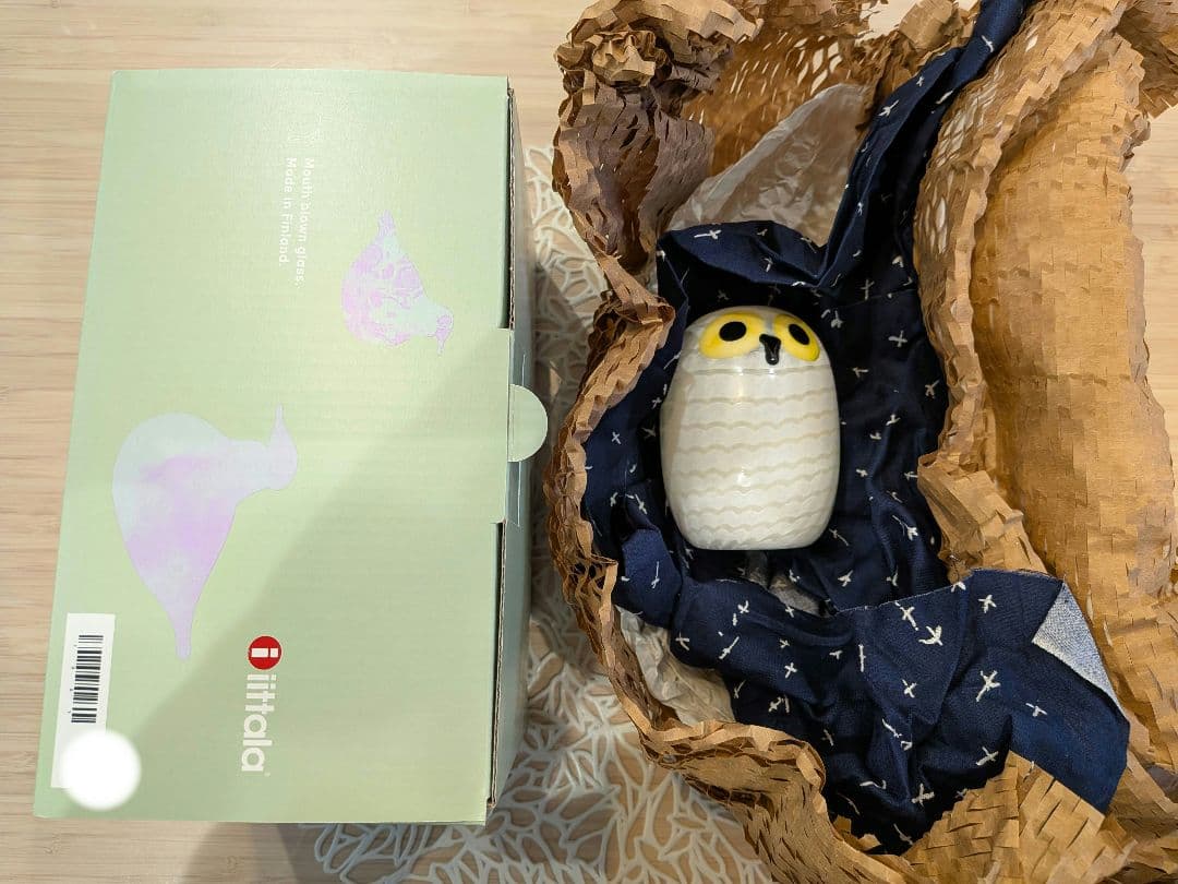 イッタラ scope バード オウル 限定品 廃盤 ふくろう ガラス 置物 北欧