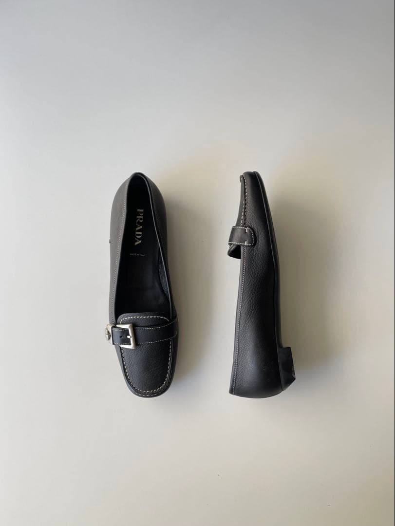 靴 Prada Leather Shoes 36 1/2