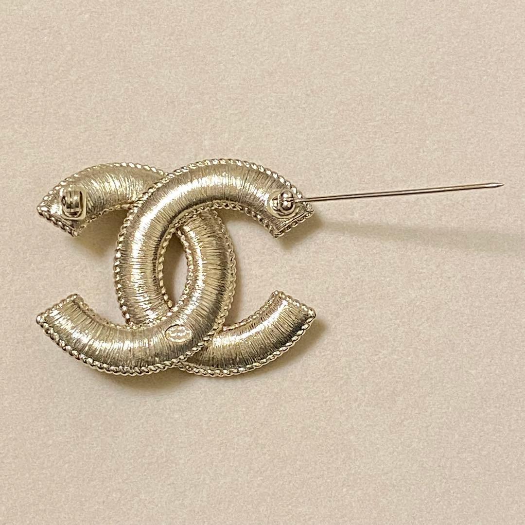 シャネル CHANEL パールブローチ ココマーク