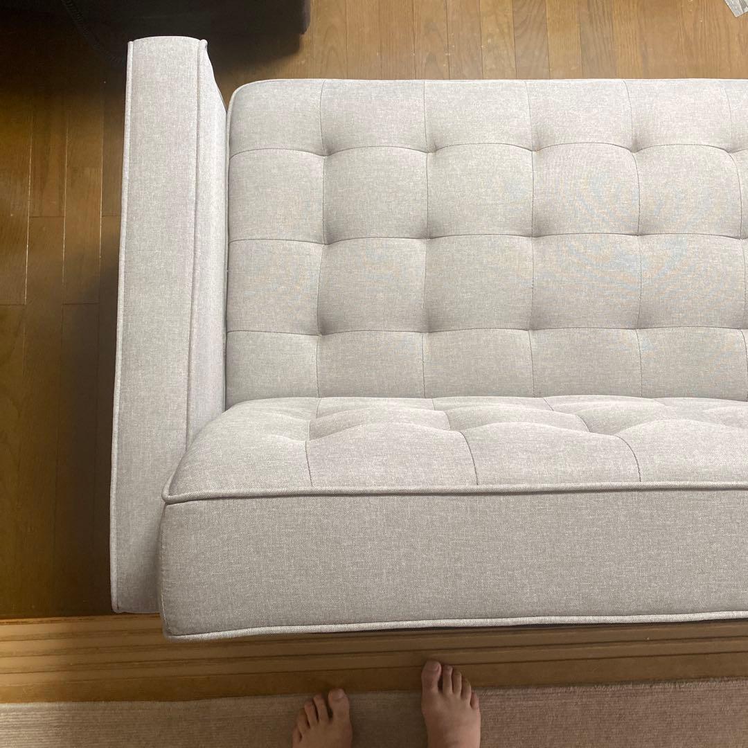 「美品」ニトリソファーベッド3人掛