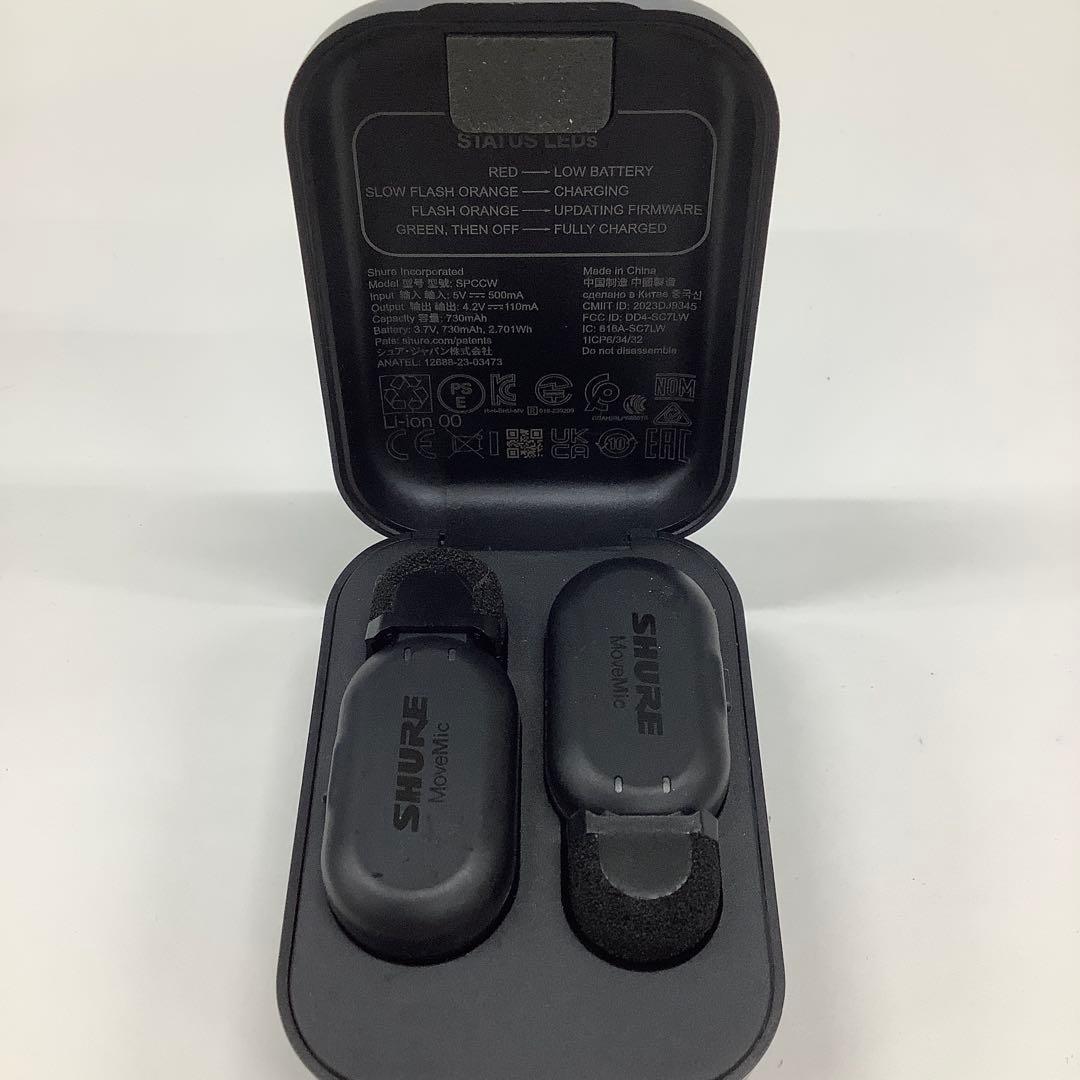 SHURE MOVEMIC TWO ワイヤレスマイクロホン