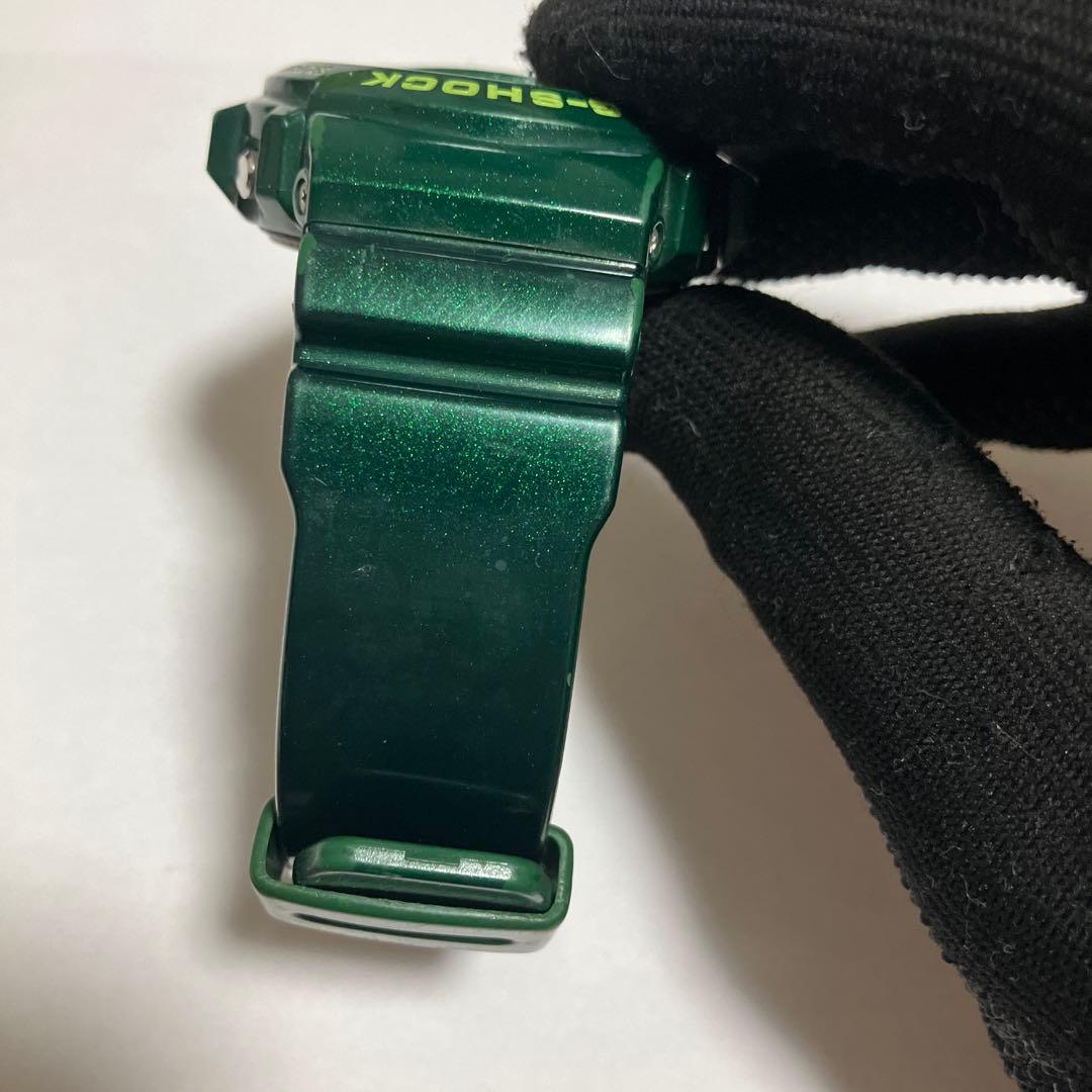 CASIO DW-6900CC-3JF クレイジーカラーズ　グリーン　傷あり