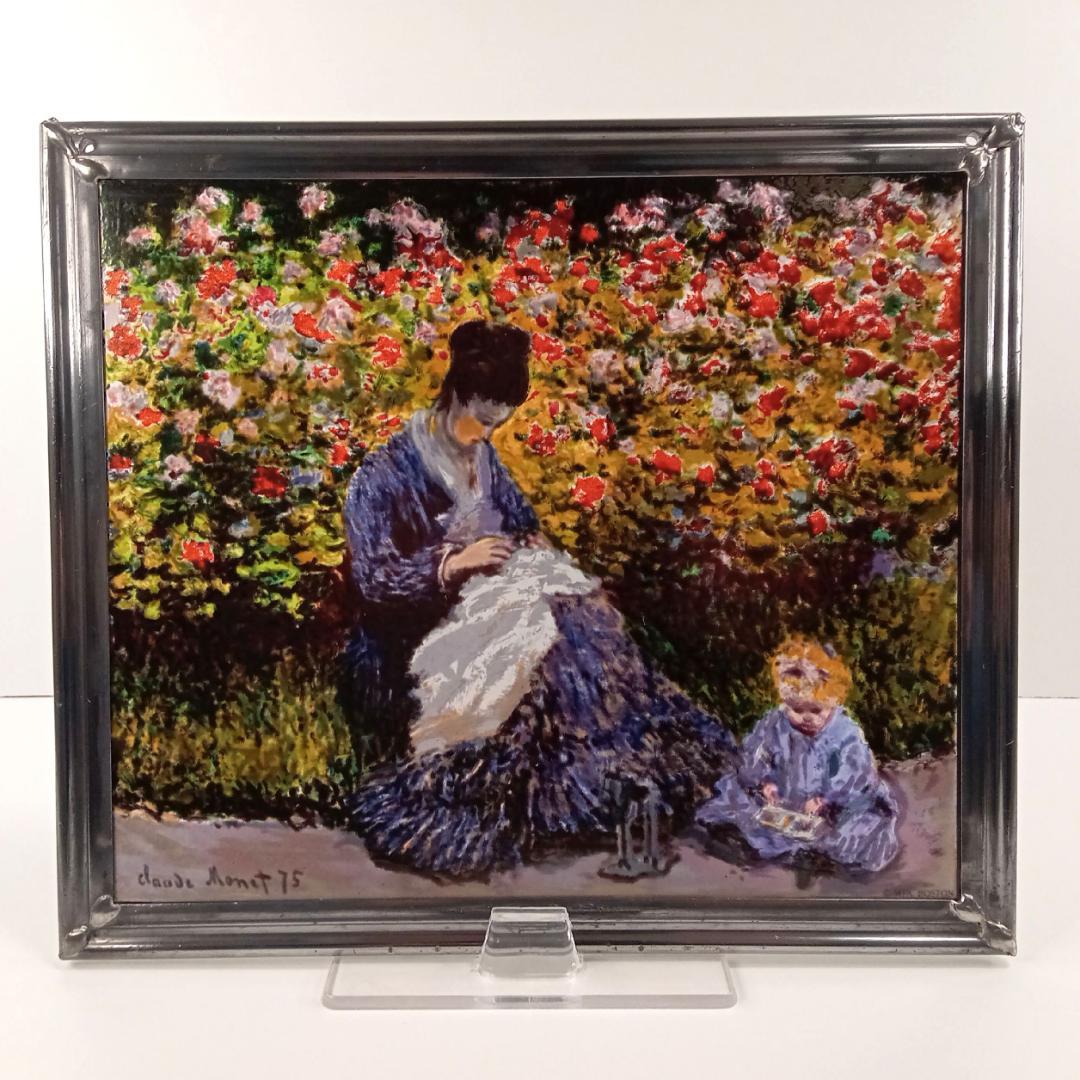 モネ ステンドグラス カミーユと子供ボストン美術館グラスマスターズ