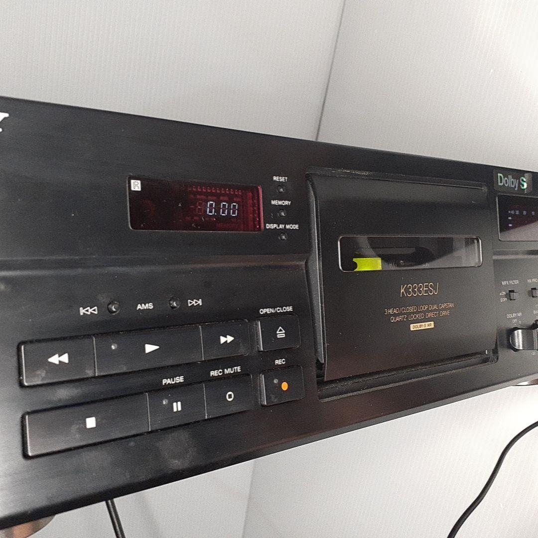 SONY TC-K 333ESG カセットデッキ　ジャンク