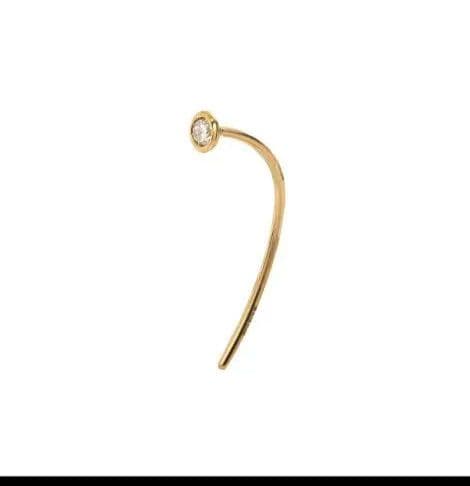 【Hirotka】ダイヤモンド ロングアロー ピアス