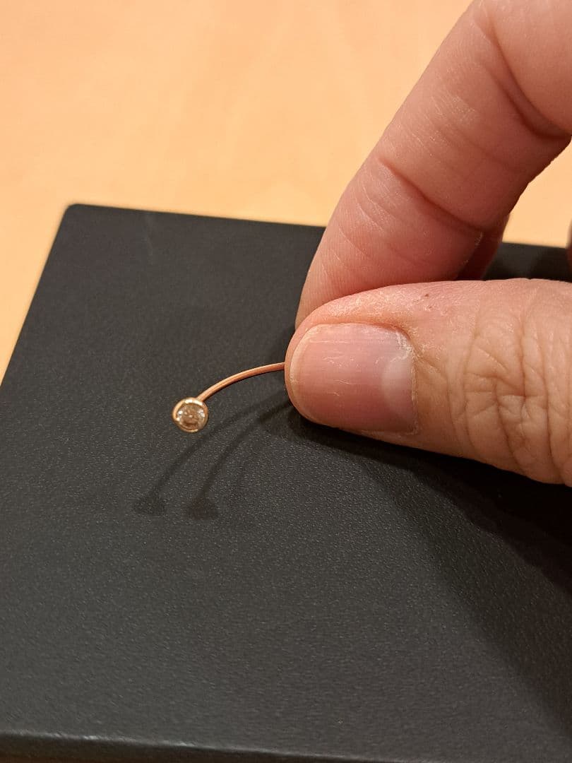 【Hirotka】ダイヤモンド ロングアロー ピアス