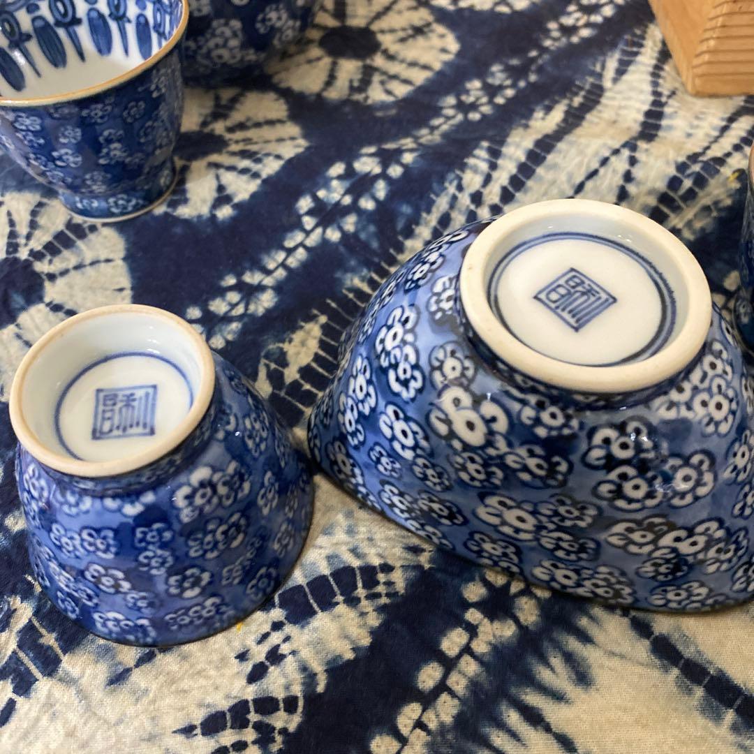 加藤利昌　平安梅紋煎茶器揃