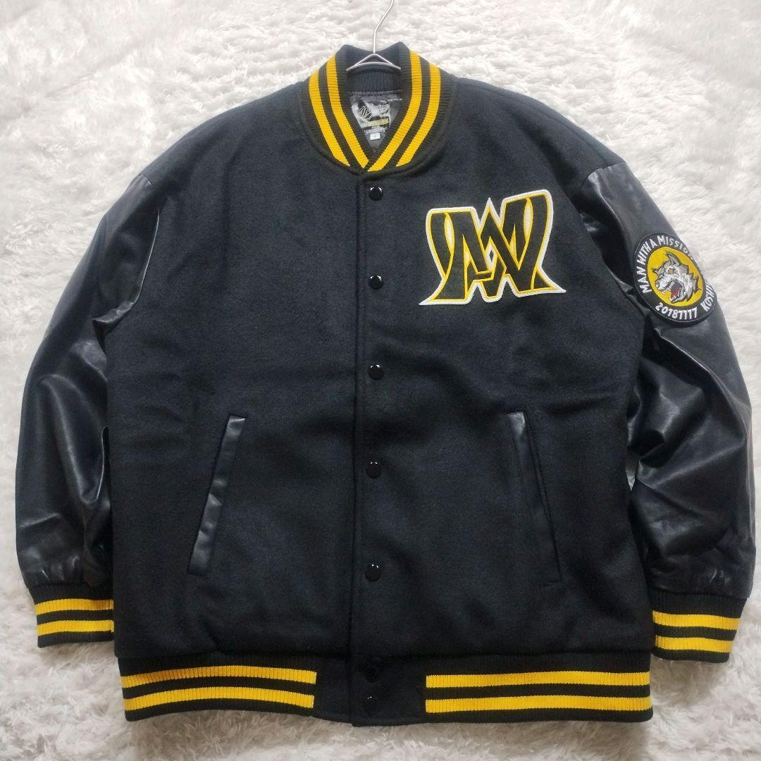 美品✨マンウィズアミッション 甲子園ライブ限定 スタジャン S キルティング 黒