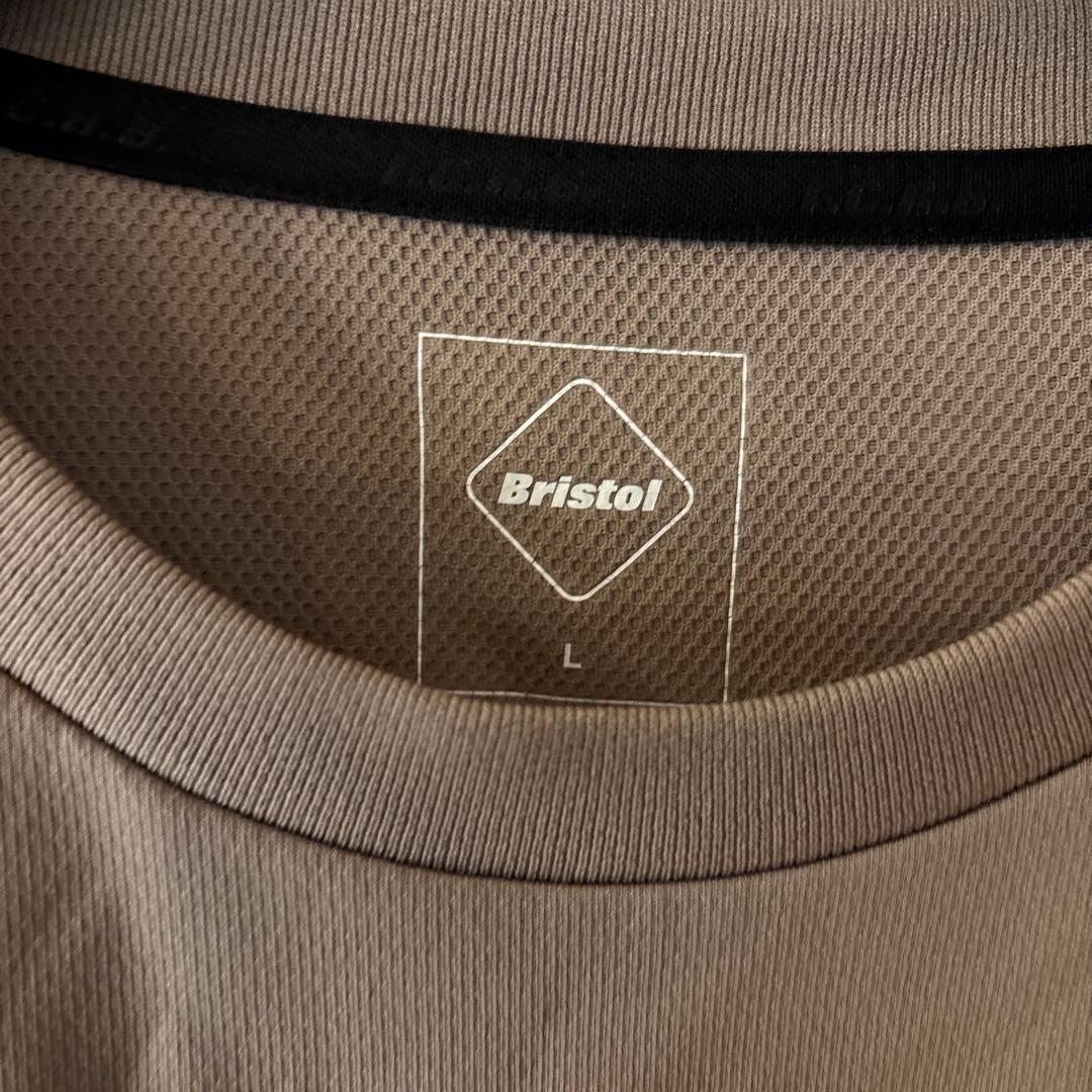 FCRB L/S TOUR TEE ベージュ L