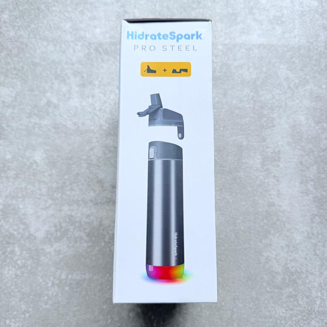 【hane様】HidrateSpark PRO STEEL シルバー 620ml