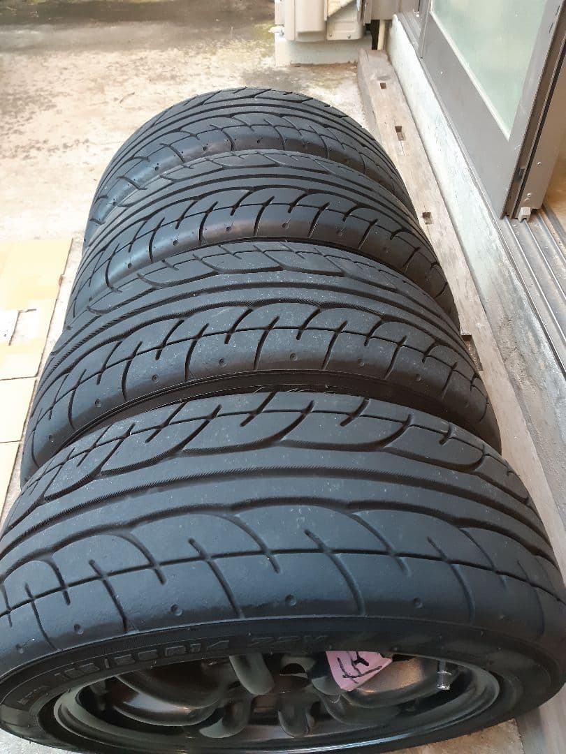 RSワタナベ&アドバンad07 4本セット&協永産業レデューラレーシングナット