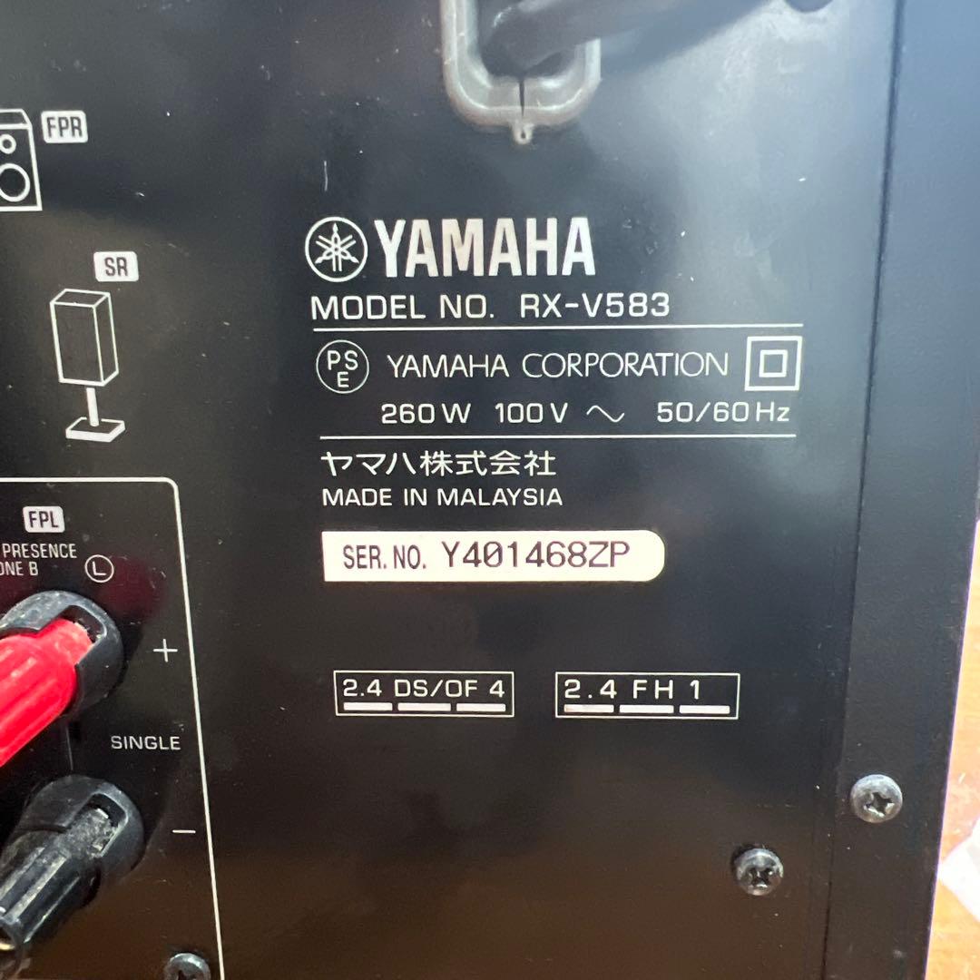 YAMAHA RX-V583 AVアンプ