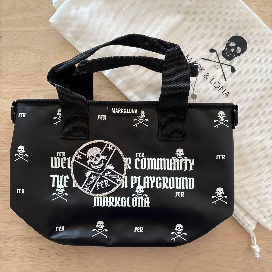 MARK & LONA スカルデザインゴルフショルダーカートバッグ