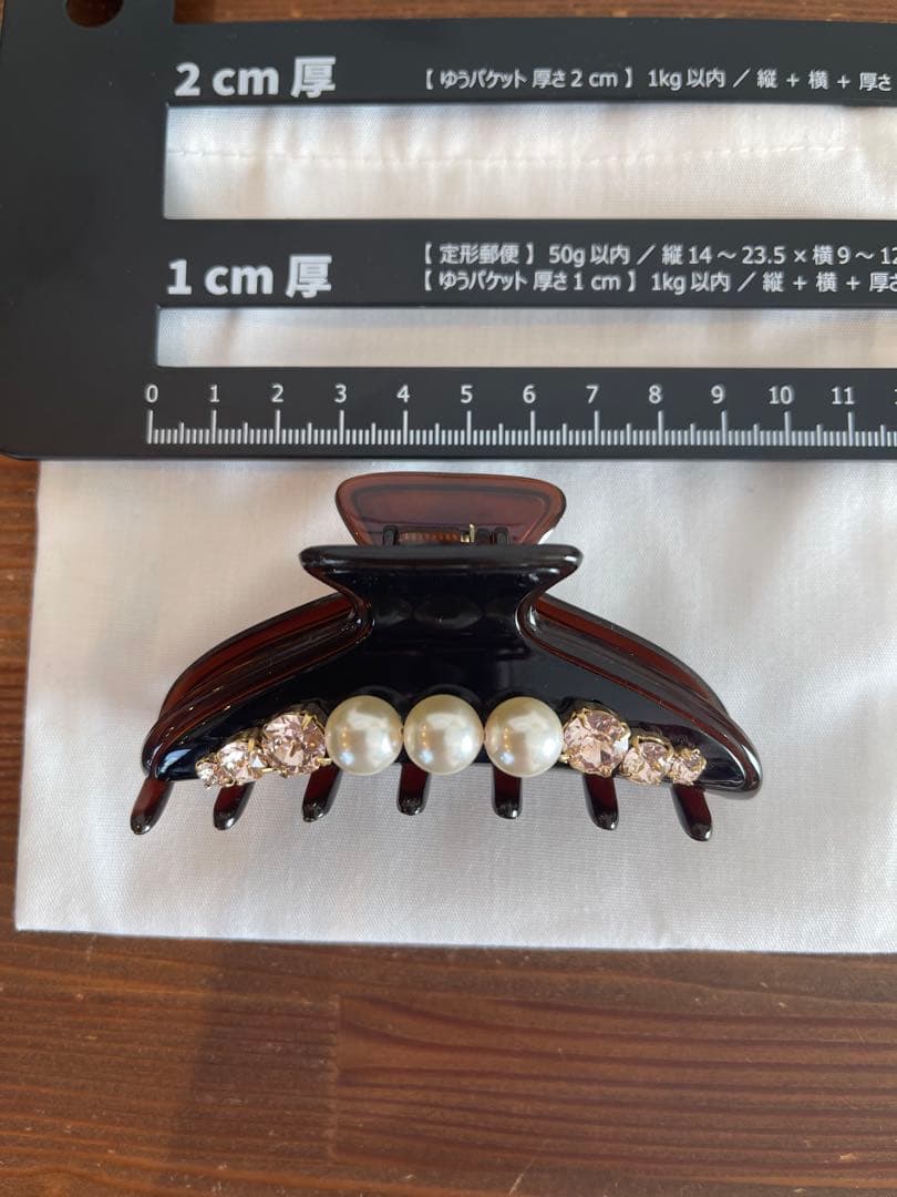 Complex Biz パール付きヘアクリップ