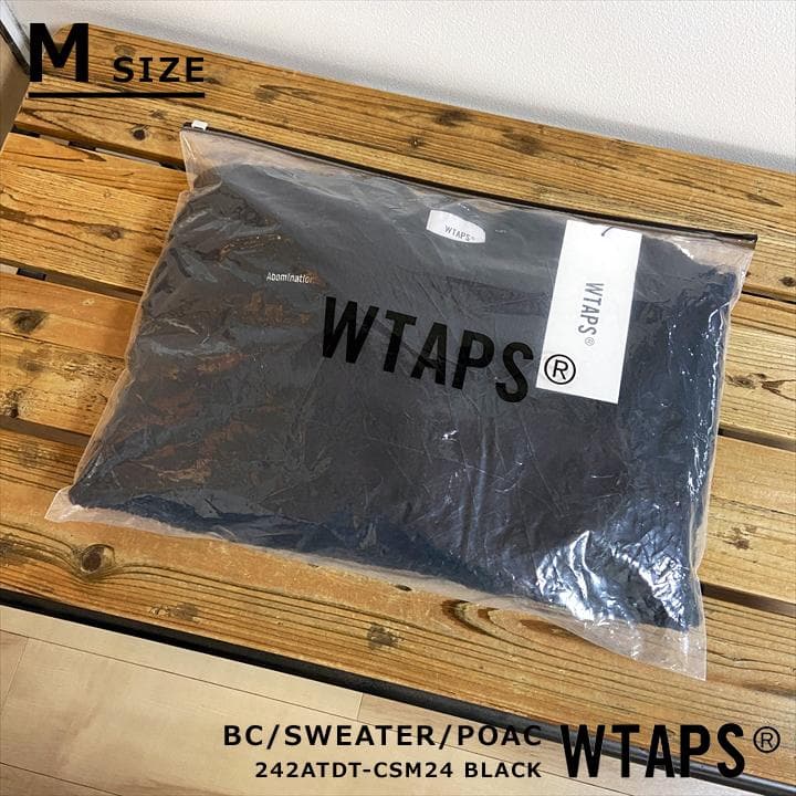 【Mサイズ】WTAPS★ボア クルーネック フリース ブラック 新品未使用