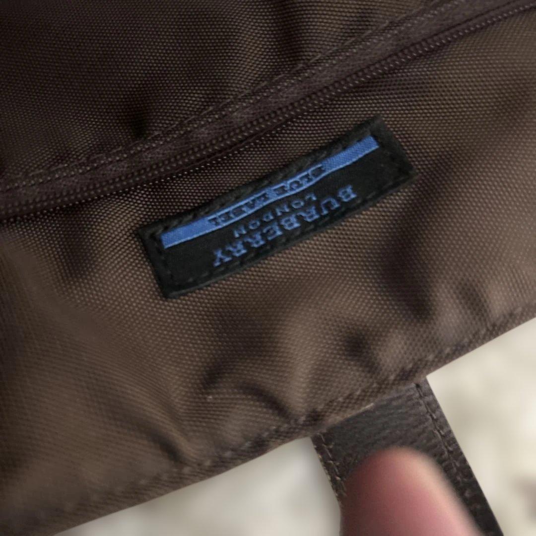 極美品✨バーバリーブルーレーベル トートバッグ ノバチェック ブラウン