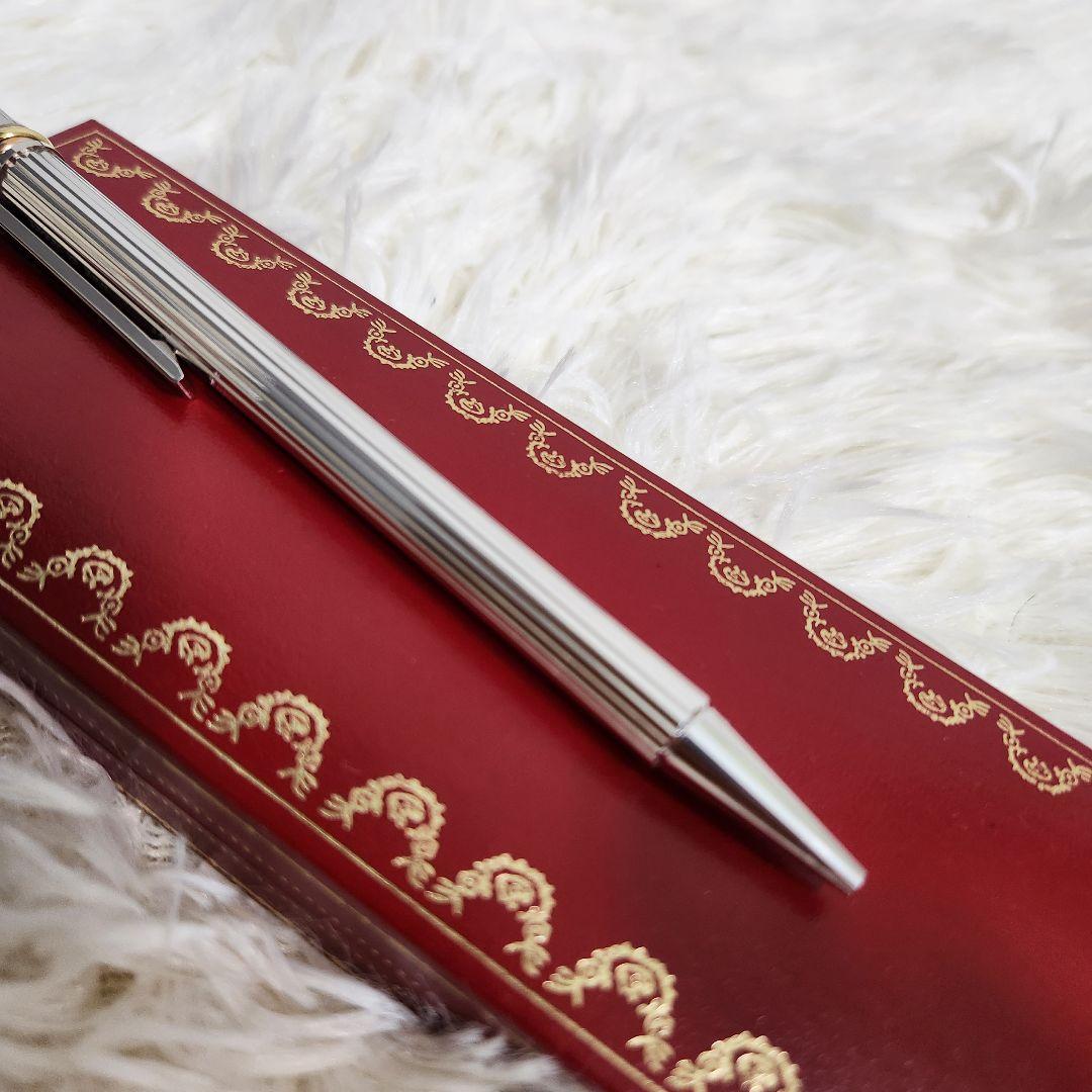 【極美品】Cartier must de Cartier ボールペン シルバー