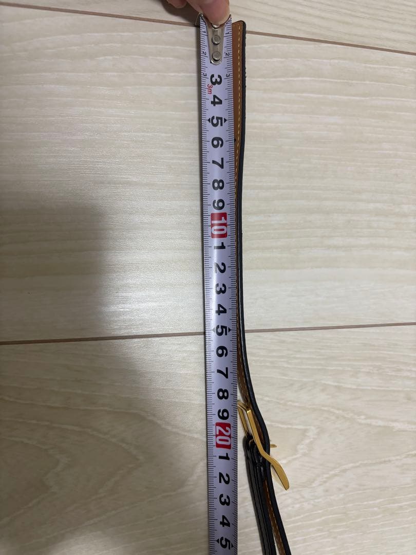 LOEWE ロエベ　アマソナパッドロックベルト　スムースカーフ　ブラックゴールド