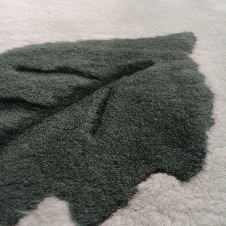 京都西川 羊皮 ムートンシーツ ローズファーグランドワーク